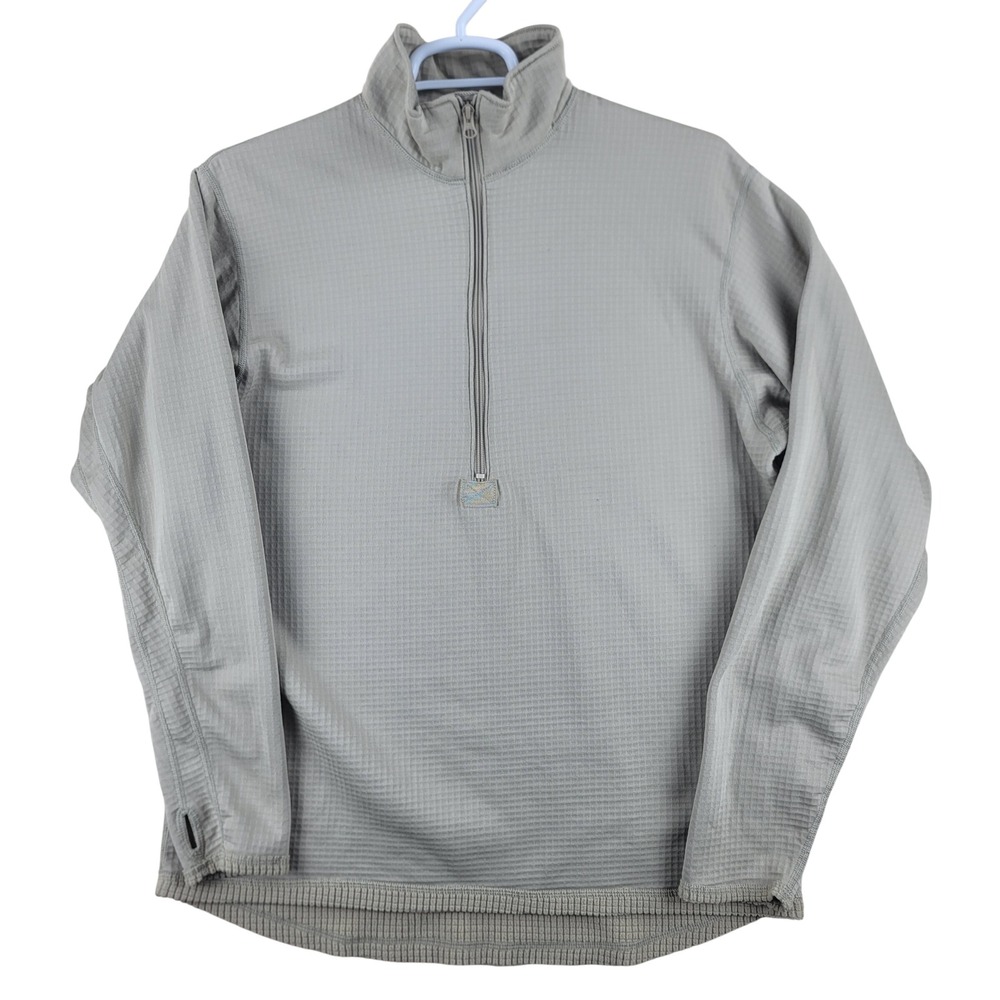 Polartec ECWCS Gen III Level 2 Peckham Grid Fleece Top Mens XL Long Tan Military